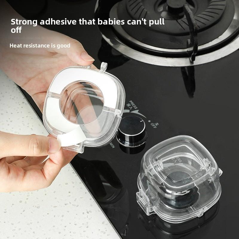 2PCS.High-Temp Resistant Gas Stove Knob Covers—Oilproof, Anti-Misoperation, Safety Protectors for Kitchen Natural Gas Buttons