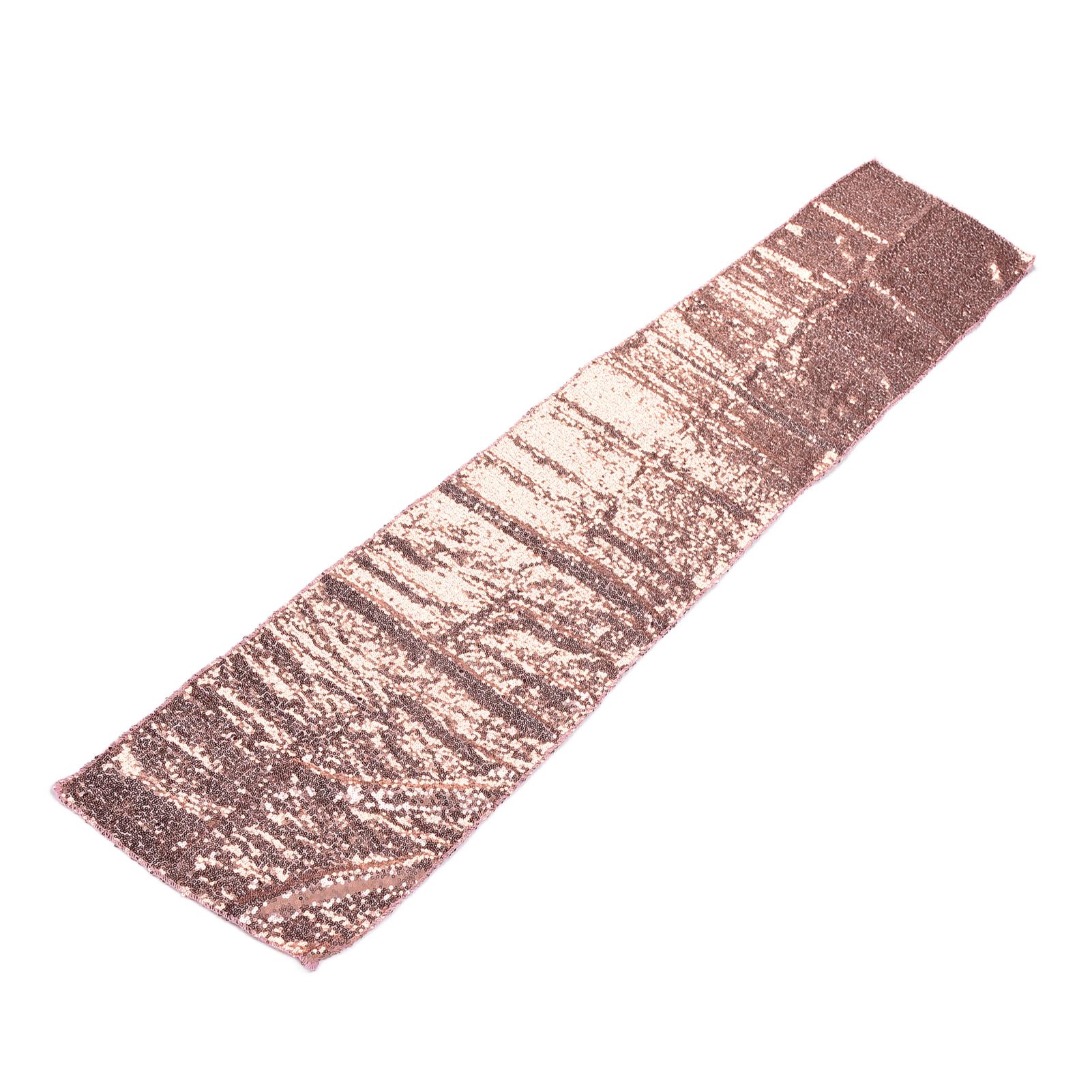

Tablecloth 2 Colors Sequin Wide Application Seamless Opaque Desktop Decoration for Parties