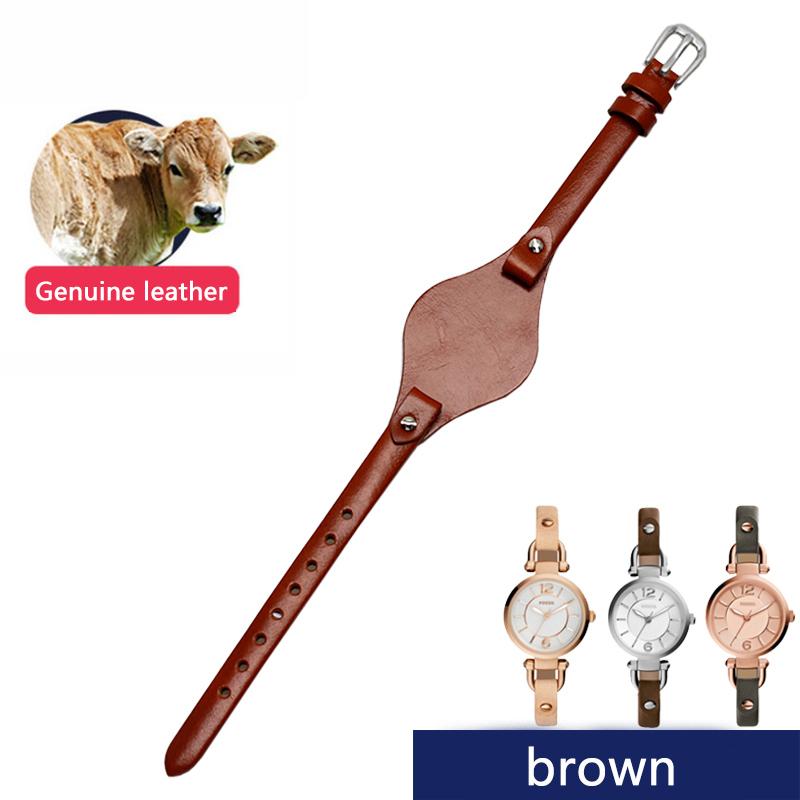 EINE Hochwertiges Uhrenarmband 8mm Speziell für Fossil ES4119 ES4000 ES3148 ES3077 ES2830 ES3262 3060 Damen-Armband Damen-RiemenMN