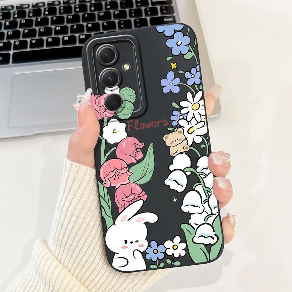For Samsung S23 FE S 23 Plus Ultra Case Cute Cat Luxury Funny Girl Silicone Phone Case For Samsung S23 Ultra Funda Coque Capa