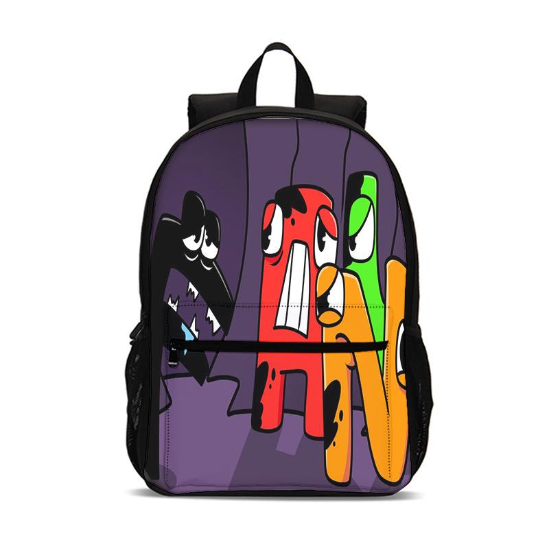 Schooltas Rugzak voor Jongens Meisjes Beste Cadeau Mochila 3D Printen Spel Alphabet Lore Schoolrugzak Tas Student Rugzak Tas
