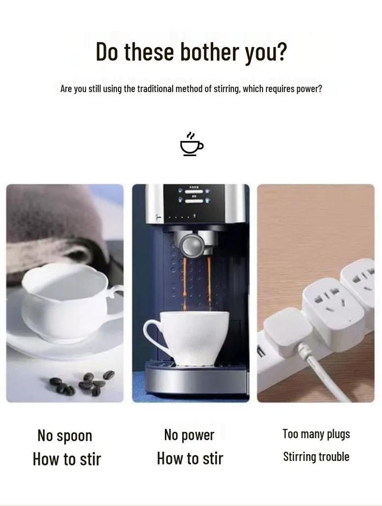 Intelligenter magnetischer Rührbecher: Tragbarer Temperaturmessender Kaffee-, Smoothie- & Protein-Shaker