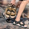 High Quality Genuine Leather Sandals for Men Comfortable and Lightweight Summer Men's Roman Shoes Outdoor Non-slip Beach Sandals