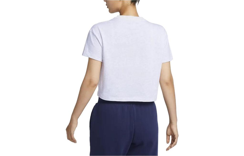 Nike Drop Shoulder Sleeve T Shirt Women's Birch Heather DA0324-051