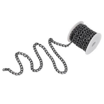 Twisted Chain Aluminum Chain Oval Links Chain Spool Jewelry Tools Chain Roll  DIY Crafts