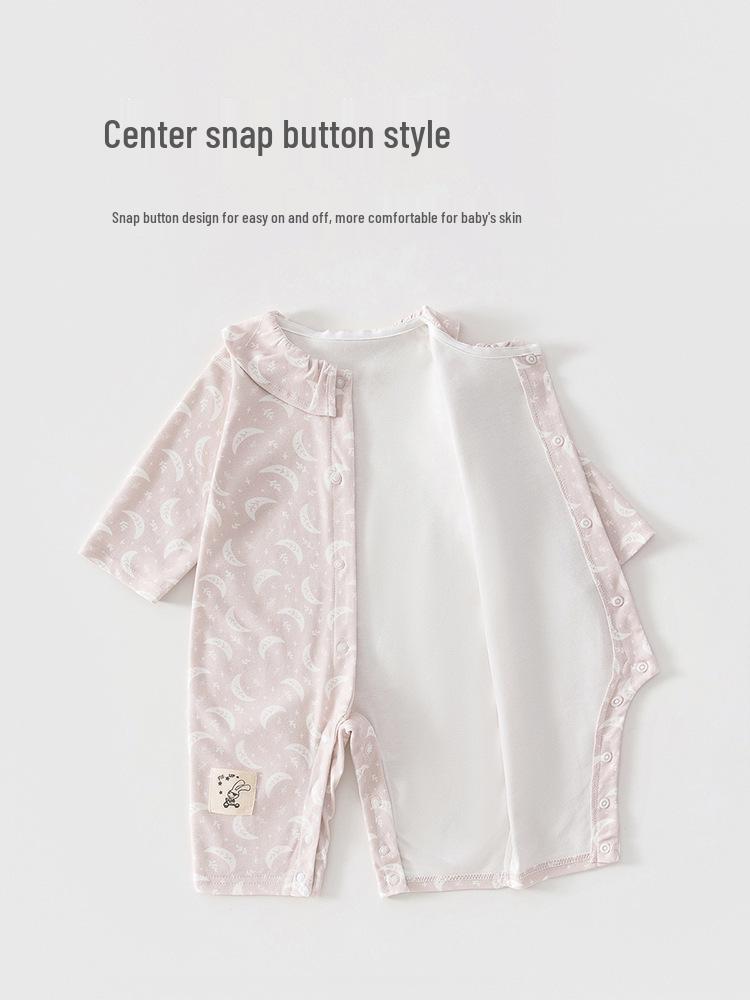 Spring Baby Jumpsuit: Stylish Infant & Toddler Outerwear, Princess Bodysuit Romper for Spring and Autumn