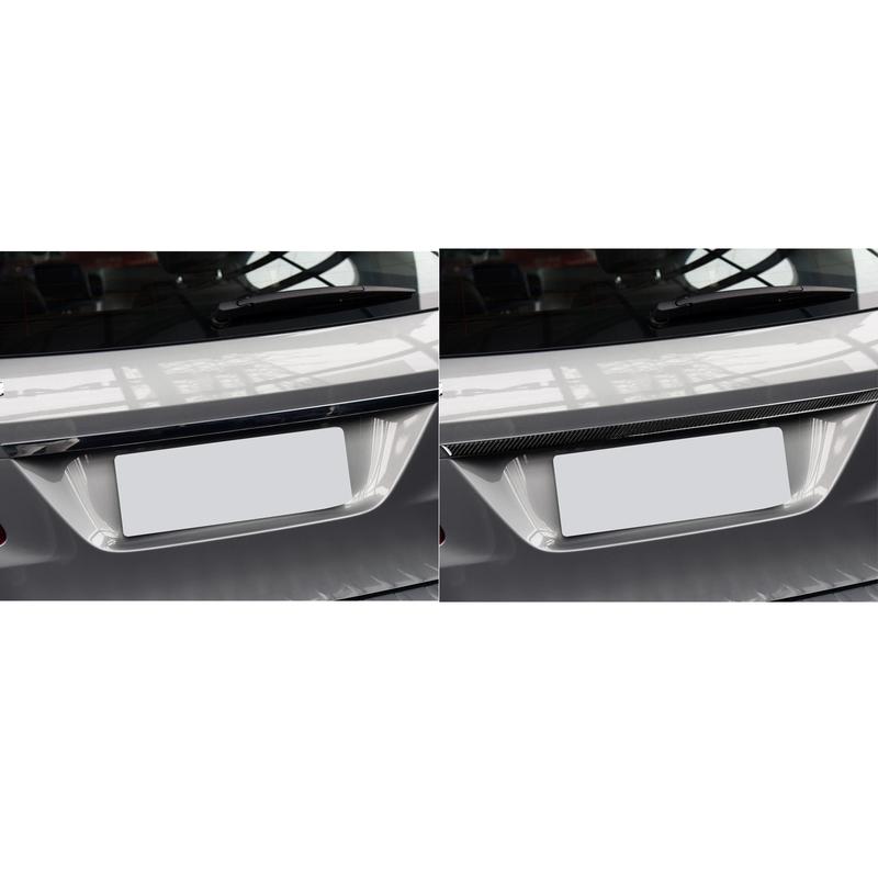 Real Carbon Fiber Car Accessories Trunk Decorative Trim Cover Soft Sticker For Mercedes-Benz W166 GLE/GLS 2016 2017 2018