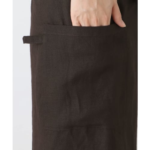 Afternoon Tea Living Apron HM81, 100% Linen Garcon Apron, Blue