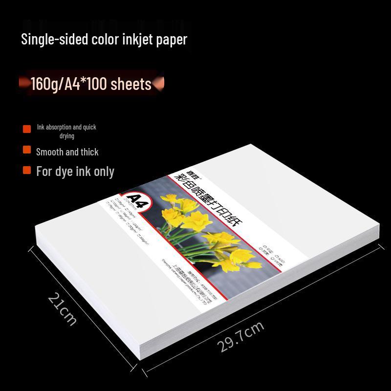 High Gloss Inkjet Photo Paper: A4 Single-Sided, 135g, 200g, 300g, A3+ Sizes Available