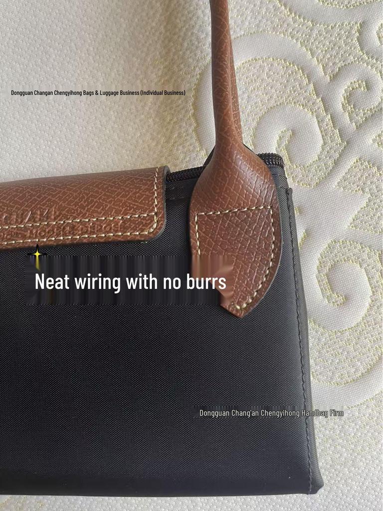 Longxiang 70th Anniversary Classic Waterproof Nylon Shoulder Handbag - Women's Large Capacity Underarm Bag