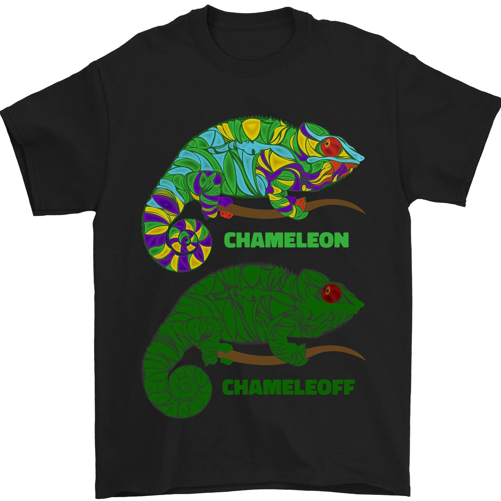 

Chameleoff Chameleon Funny Off On Mens T-Shirt 100% Cotton 5XL різнокольоровий