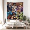 Anime JoJo Bizarre Adventure Retro Tapestry Art Printing Cheap Hippie Wall Hanging Wall Tapestries Mandala Art Home Decor