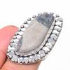 Natural Septerian Stone Gemstone 925 Sterling Silver Jewelry Ring Size 9 y0Q77