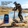 W12 Elektroroller 1500W*2 Doppelmotor 25Ah Akku 11'' Offroad-Reifen Doppelscheibenbremse Doppelfederung Geschwindigkeit 25KM/H Elektroroller