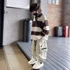 Boys Spring Autumn Casual Cargo Pants Big Kids Sport Long Pants Teenage Streetwear Baggy Trousers