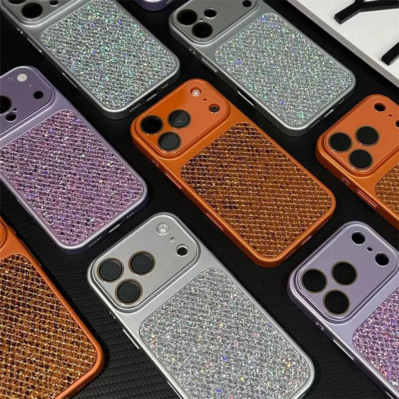 Glitter Rhombus Case for iPhone 17 Pro Max: High-Grade Protection with iPhone 16 Feel