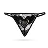 Sexy Net garn Höschen Frauen Dünnen Riemen G-String Tanga Weibliche Dessous Unterwäsche Stickerei T-zurück K66