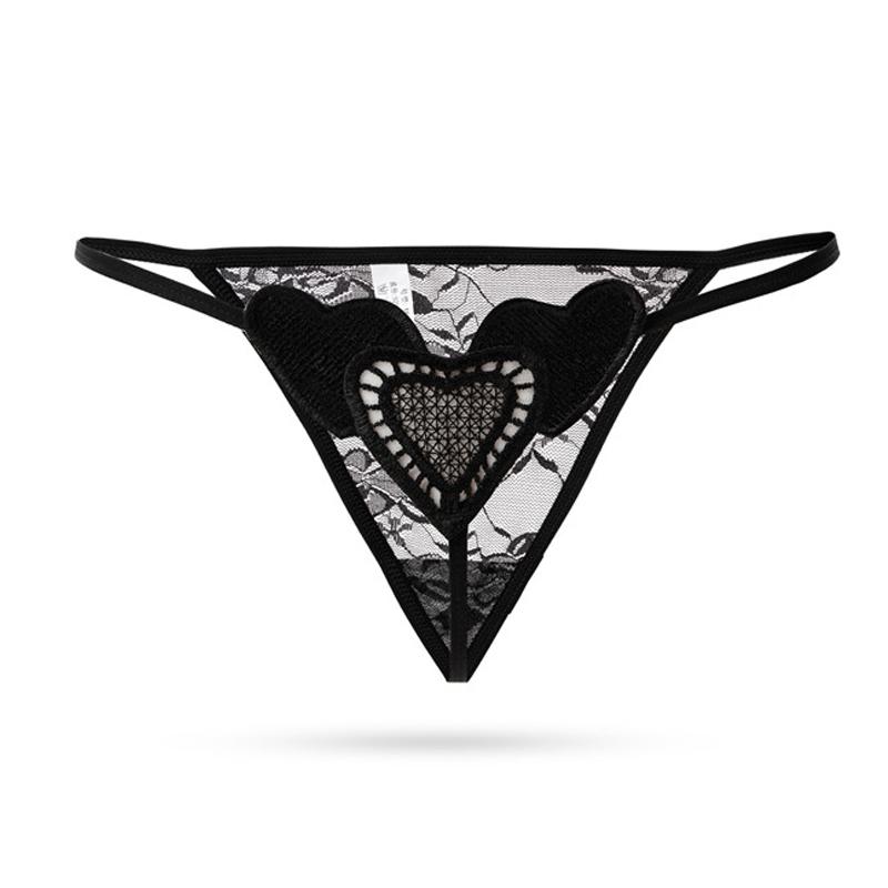 Sexy Net garn Höschen Frauen Dünnen Riemen G-String Tanga Weibliche Dessous Unterwäsche Stickerei T-zurück K66