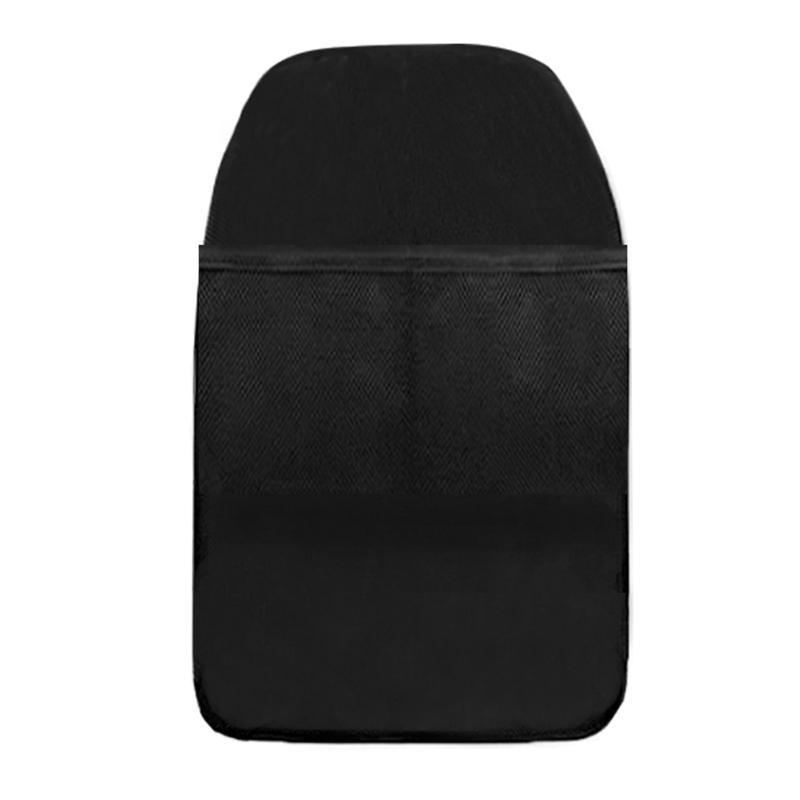 

Car Seat Back Cover Protector Waterproof Anti Kicking Pad Organizer for Kids Pet Multifunctional Car Seat Storage Bag чорний
