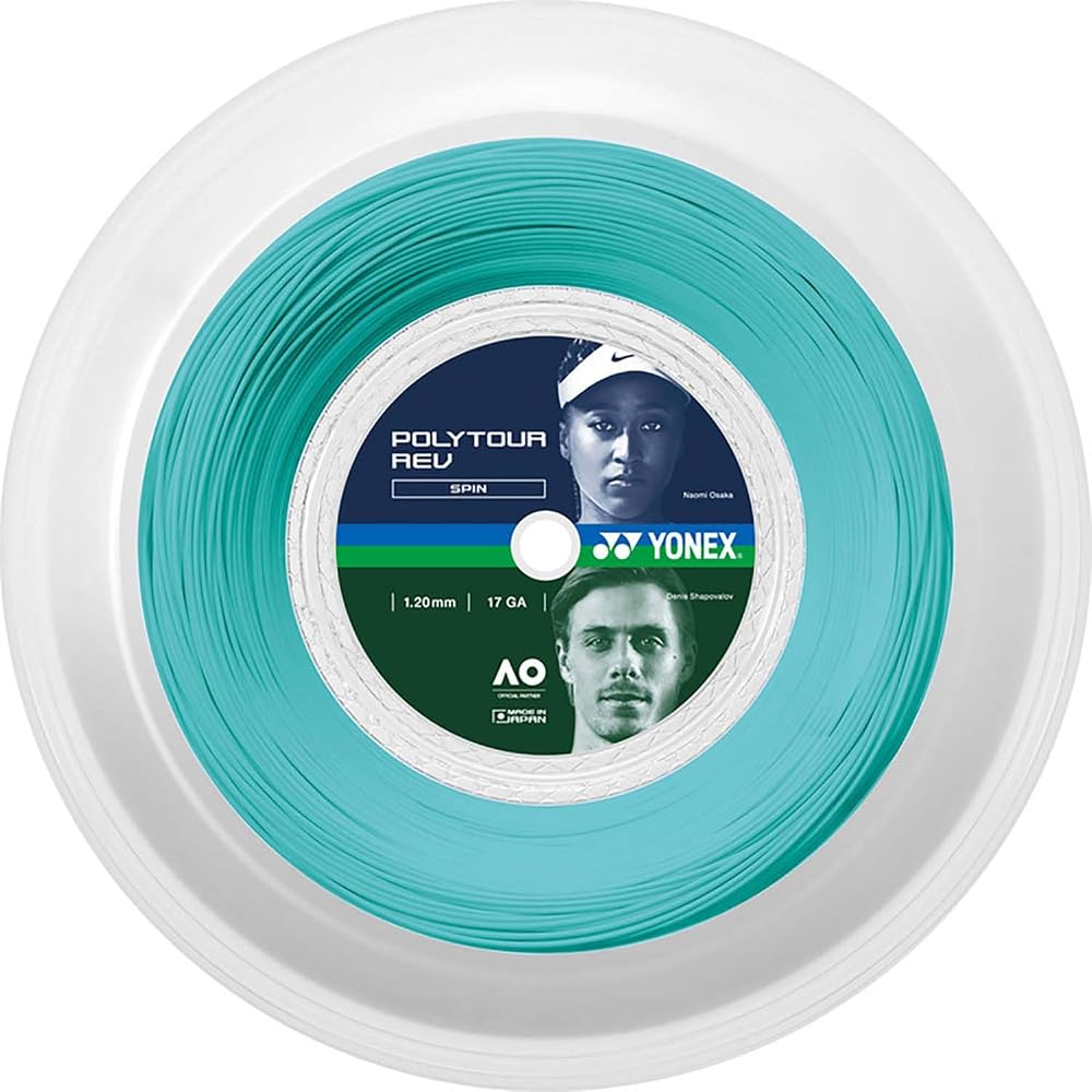 YONEX Poly Tour Rev Tennis String 120 200m High Spin Mint 1.20mm