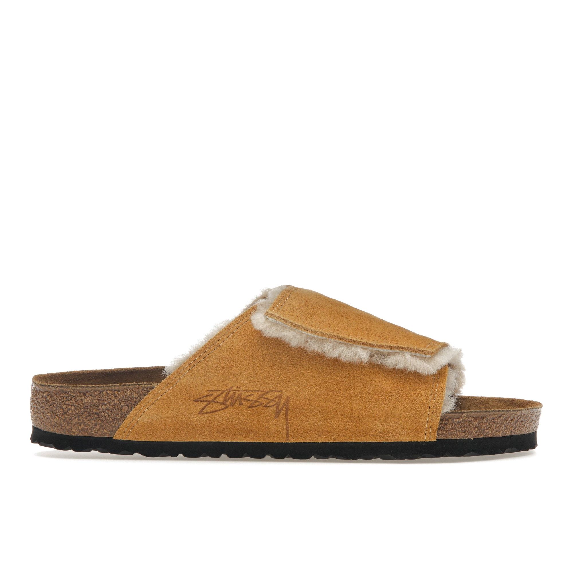 

Birkenstock Solana Slide Stussy Caramel Мужские кроссовки из овчины 1027686