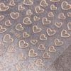 New Love Nail Art Stickers Metal Love Bronzing Rose Gold Faux Mirror Powder Love Nail Stickers