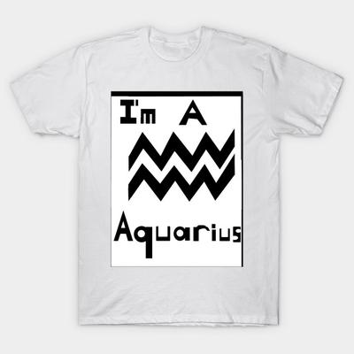 T Shirt Women Aquarius Harajuku Print Kawaii Tshirt Summer Short Sleeve Female T-Shirt Top Tee