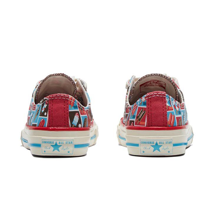 Converse 1970s Chuck Taylor All Star Low Top Canvas Shoes Kids Sneakers Red Blue A00519C