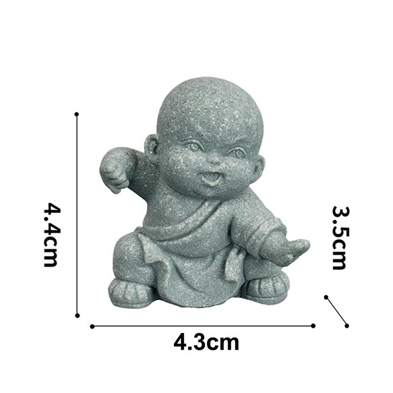 Статуэтки Будды, Миниатюрные буддийские монахи, Монахи кунг-фу, Украшения для дзен-сада, Медитация, Украшение для домашнего аквариума A7