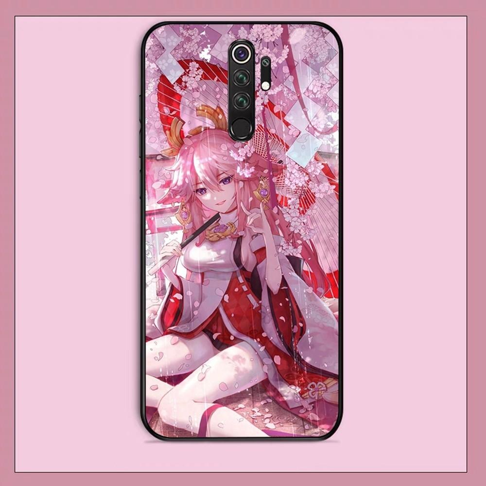 Genshin Impact Yae Miko Phone Case For Redmi Note 4 X 5 A 6 7 8 T 9 9S 10 11 11S 11Epro Poco M3 Pro