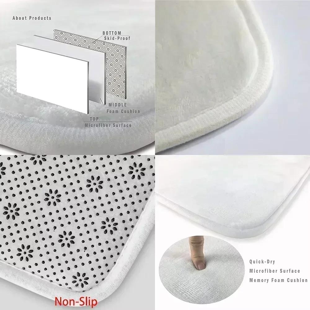 European pastoral style comfortable round carpet Colorful floral bohemian farmhouse decorative Rugs Bathroom anti-slip door mat