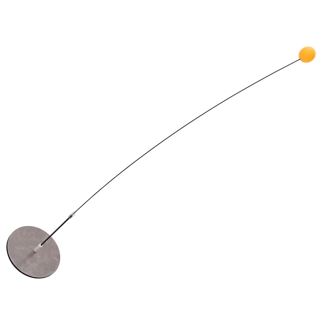 Table Tennis Trainer Elastic Shaft Stainless Steel Base Self Training Pong Ball Practice Device