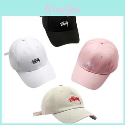 Stussy Personalized Letter Embroidery Baseball Cap For Men And Women