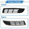 1 Pc Fog Light Grill for Volkswagen Passat 2007-2011 ABS Black Front Left Front Lower Bumper Fog Light Cover Inserts