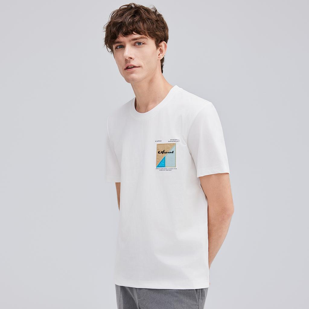 Summer Art Style Comfortable and Cool Short-sleeved T-shirt for Men