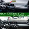 For 2018-2025 Mercedes-Benz B200 260 W247 Dashmat Dashboard Cover Trument Panel Pad Dash Mat Anti-Dirt Proof Ornaments