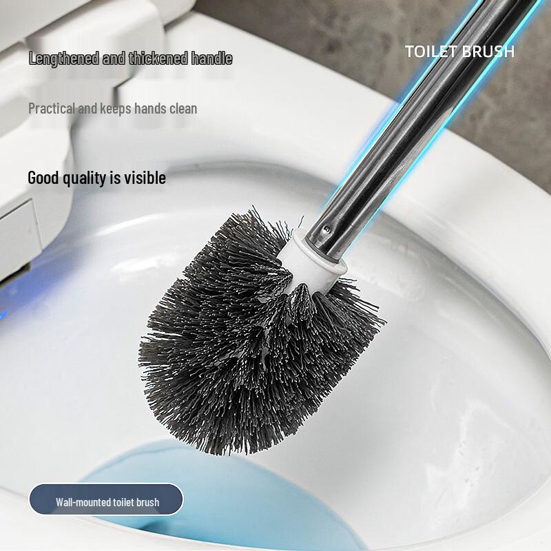Wall-Mounted Toilet Brush