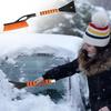 Ice Scrapers For Car Windshield Detachable Aluminum Snow Brush Ice Scrapers No-Scratch Ergonomic Car Accessories Heavy Duty Snow