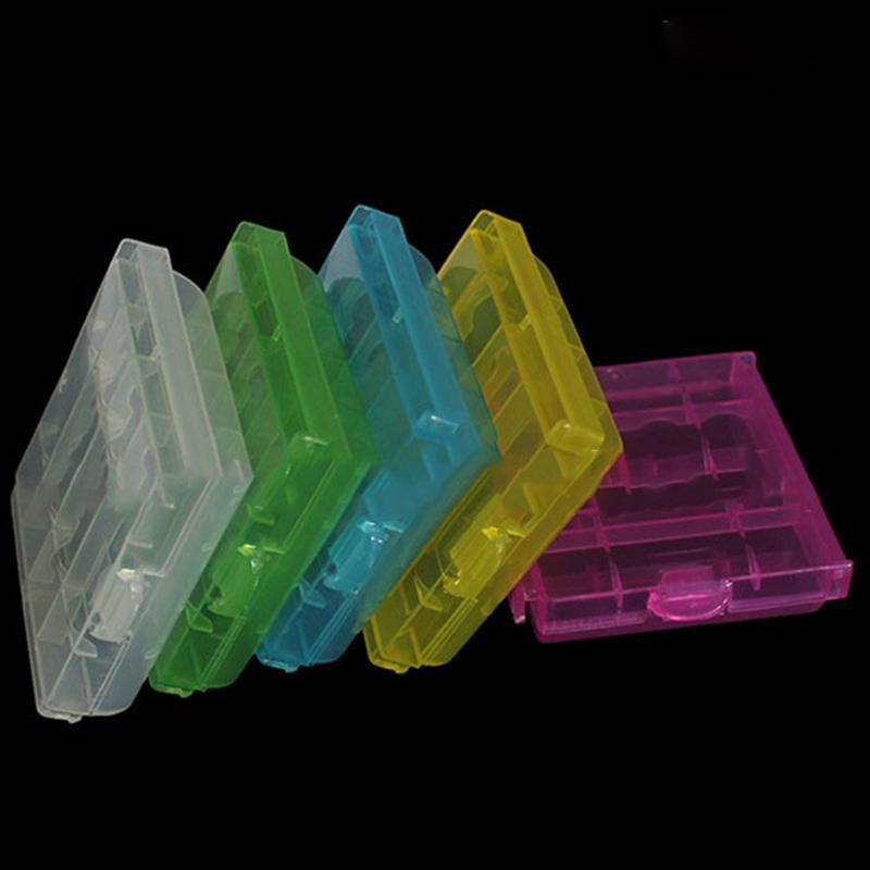 1PC Portable Waterproof Cases Universal Hard Plastic 18650 Battery Storage Boxes Case Holder