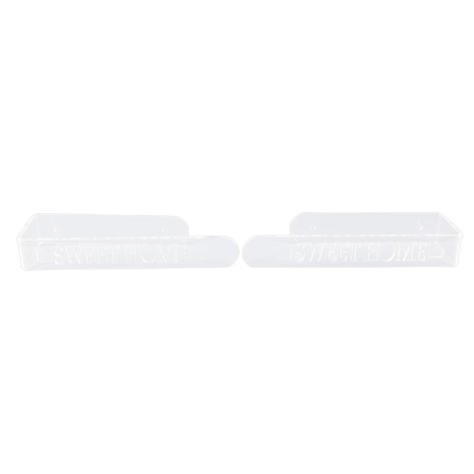 

2 Pcs Curtain Tieback Transparent Acrylic Curtain Holdback Pull Back Hook for Home