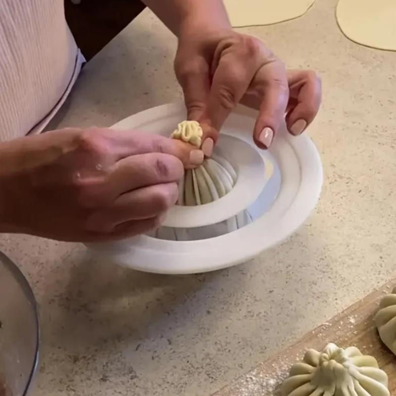 Snadno použitelný čínský výrobník bao buchet Nástroj na knedlíky Výrobník baozi Formy na knedlíky Lisovací formy na baozi pro kuchyňské nadšence