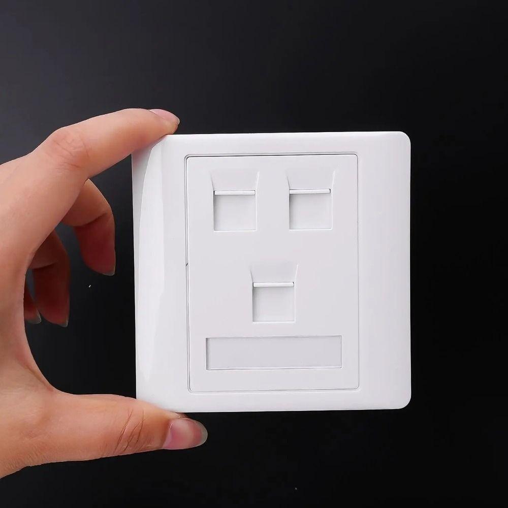 1Pcs CAT5E CAT6 CAT6A CAT7 CAT8 RJ45 Socket Outlet  Home Office Network