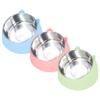Cat Basin Pet Heating Bowl Nordic Stainless Steel To  Cervical Spine Constant Temperature Cat Food Bowl Pet Heating Bowl