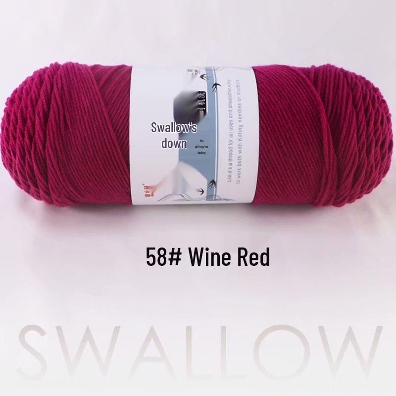 4 Liang Five-Strand Yarn: Cotton-Wool Medium-Thick Knitting Yarn for DIY Scarves and Shawls