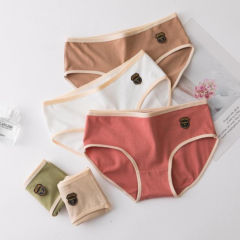 Seamless Panties For Women Japanese Style Cute Low-waist Breathable Girls Briefs Underwear