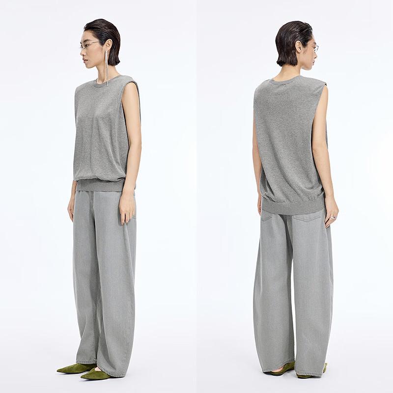 JNBY Round Neck Sleeveless Knit Top