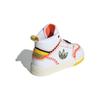 Adidas Originals Drop Step Abrasion Resistant High top Kids' Skateboarding Shoes White Orange Kids Sneakers IF9367