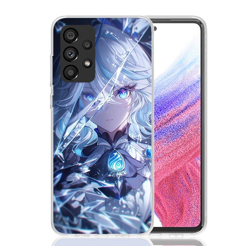 Genshin Impact Furina Phone Case For Samsung Galaxy A17 A16 A14 A15 A13 A57 A56 A54 A55 A53 A37 A36 A34 A35 A33 A26 A24 A25 A23