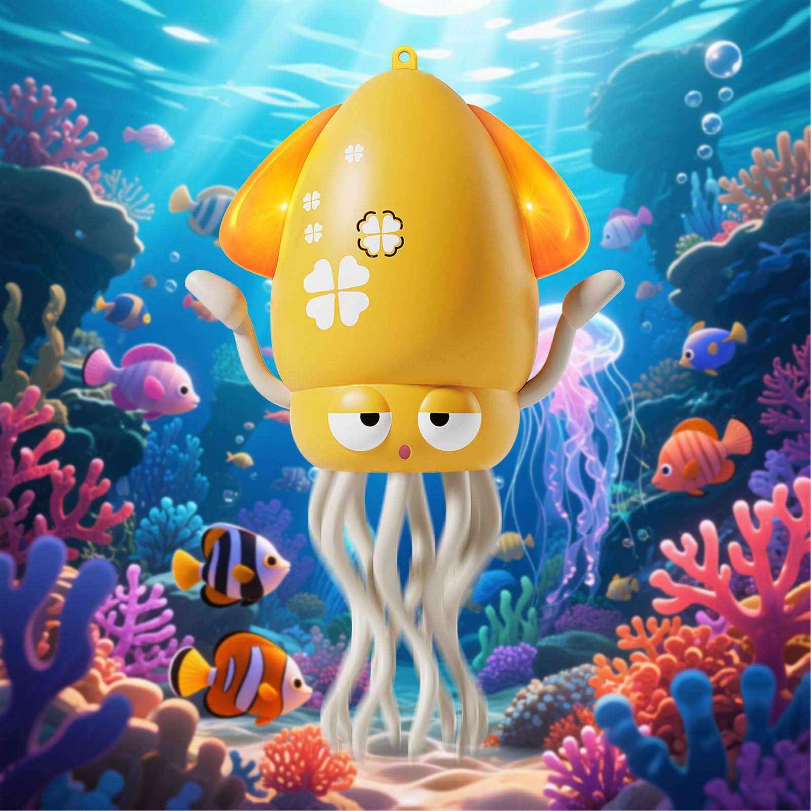 

Electric Robotic Octopus for Kids, Dancing Electric Octopus Toy with LEDs and Music, Rechargeable Crawling, Interactive Obstacle Avoidance Sensor,