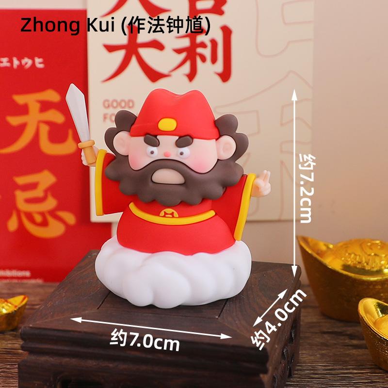 Chinese Lunar New Year Decoration 2026 3D Dragon Baby Ornaments Spring Festival Party Cake Topper Chinese Immortal Desktop Decor
